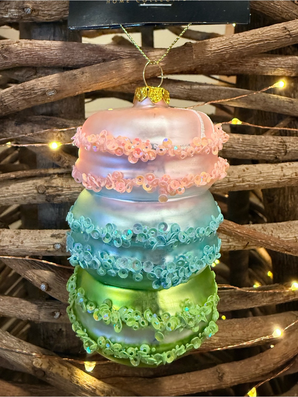 Macaron Triple Stacked Ornament